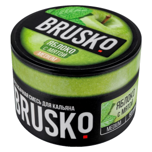 Смесь для кальяна BRUSKO MEDIUM – Яблоко с мятой 50 гр.