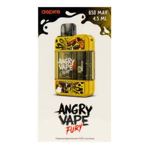 Электронная система BRUSKO Angry Vape – Fury 650 mAh желтый