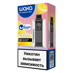 Электронная сигарета WAKA – Розовый Лимонад 10000 затяжек