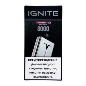 Электронная сигарета IGNITE – Strawberry Ice V80 8000 затяжек