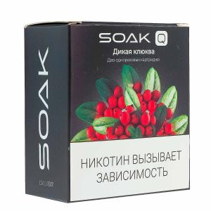 Картридж SOAK Q – Дикая клюква 1500 затяжек 2шт