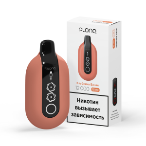 Электронная сигарета PLONQ ULTRA – Клубника банан 12000 затяжек