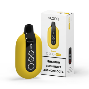 Электронная сигарета PLONQ ULTRA – Банан 12000 затяжек