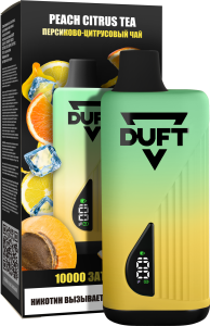 Электронная сигарета DUFT – Персик цитрус чай 10000 затяжек