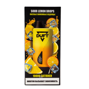 Электронная сигарета DUFT – Sour Lemon Drops 10000 затяжек