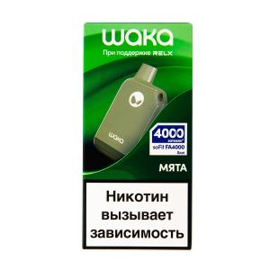 Электронная сигарета WAKA – Мята 4000 затяжек