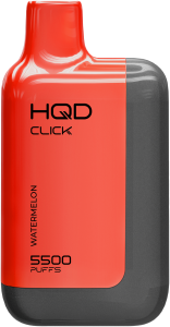 Электронная сигарета HQD CLICK – Устройство + картридж Арбузная жвачка 5500 затяжек