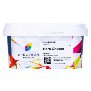 Табак для кальяна Spectrum Kitchen Line – Herb cheese 200 гр.