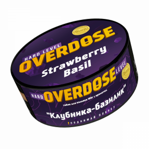 Табак для кальяна Overdose – Strawberry Basil 100 гр.