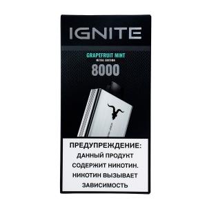 Электронная сигарета IGNITE – Grapefruit Mint V80 8000 затяжек