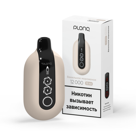 Электронная сигарета PLONQ ULTRA – Ванильное мороженое 12000 затяжек