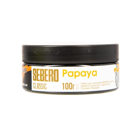 Табак для кальяна Sebero – Papaya 100 гр.