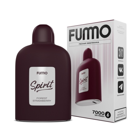 Электронная сигарета FUMMO SPIRIT – Лесная земляника 7000 затяжек