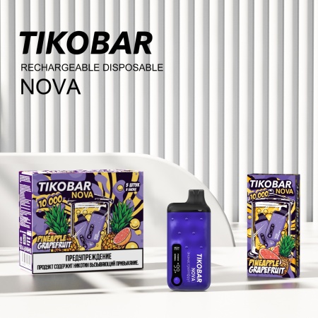 Электронная сигарета TIKOBAR NOVA – Ананас грейпфрут 10000 затяжек