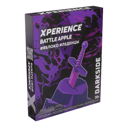 Табак для кальяна Darkside XPERIENCE – BATTLE APPLE 30 гр.