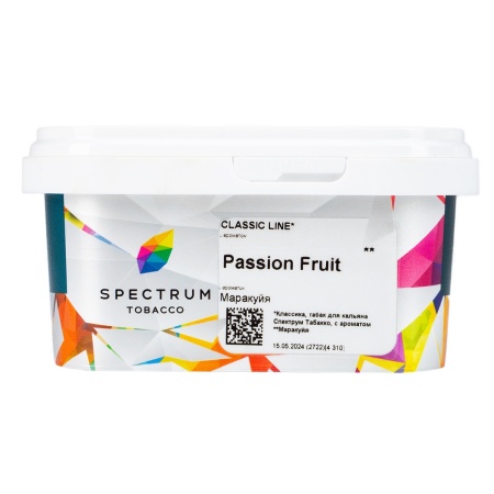 Табак для кальяна Spectrum – Passion fruit 200 гр.