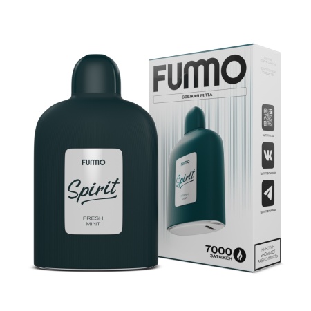 Электронная сигарета FUMMO SPIRIT – Свежая мята 7000 затяжек