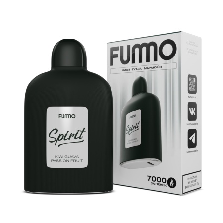 Электронная сигарета FUMMO SPIRIT – Киви гуава маракуйя 7000 затяжек